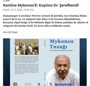 Kemîna Mykonos’ê: Kuştina Dr. Şerefkendî