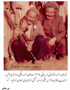 با قسەی خۆش ون نەبێ, خۆشەویستێ خەڵک و پێشمەرگە ”ئەحمەد ئۆغەنی”, عەلی هاشمی